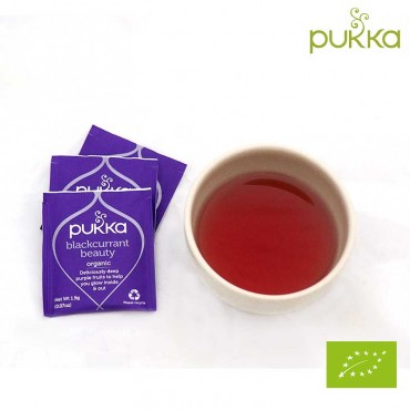 Pukka Infusion Bio Secret de Cassis Infusion Biologique et Ayurvédique,  Issue du Commerce Equitable 80 Sachets (Lot de 4x20 Sachets)