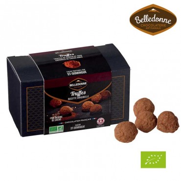 Truffes chocolat noir 74% bio