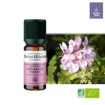 Huile essentielle de Géranium rosat BIO - 10 ml sur marjanemall