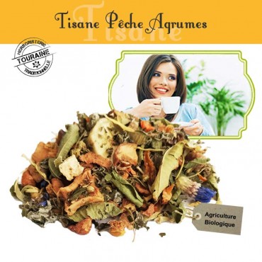 Pêche Agrumes Bio - Tisane Bio