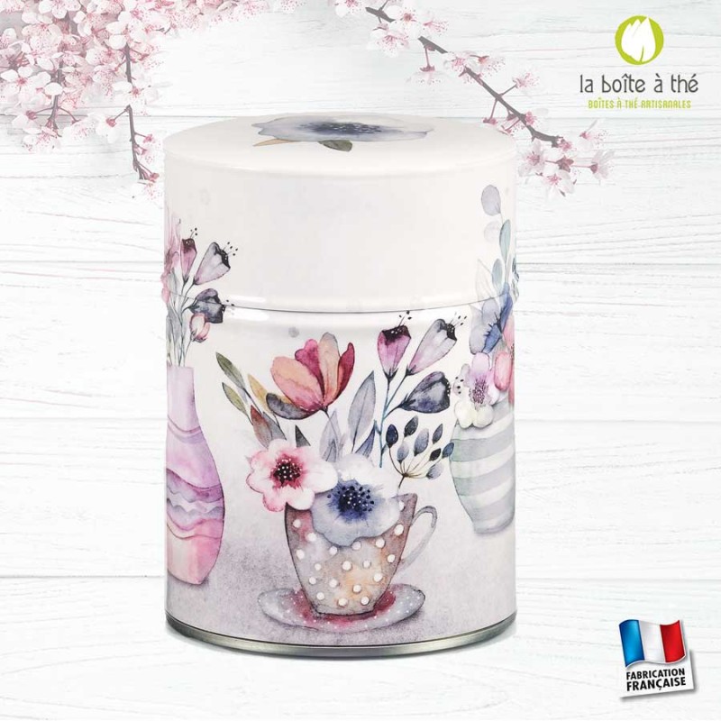 Boîte de luxe 'Bouquets' - Boîte à Thé ou à Tisane