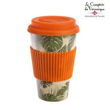 Mug en bambou "Plantes...