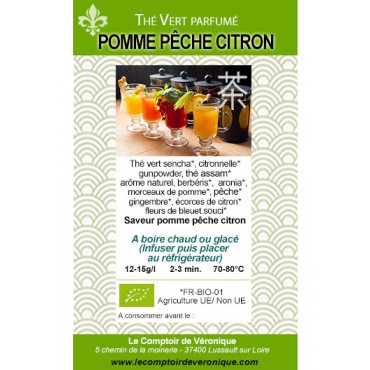 Pomme pêche citron - Thé...