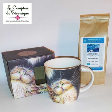 Mug en Porcelaine et Thé...