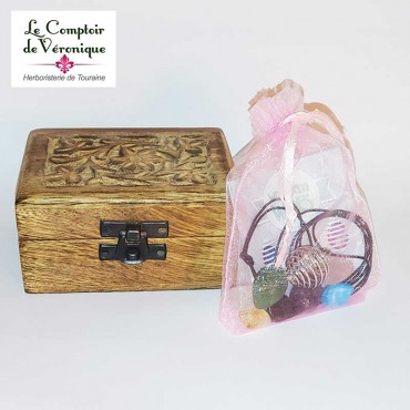 Boite + Kit collier Pierres...