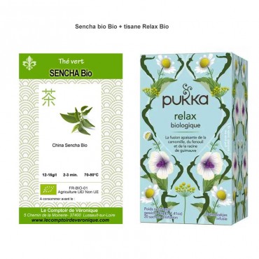 Sencha bio + infusion Relax...