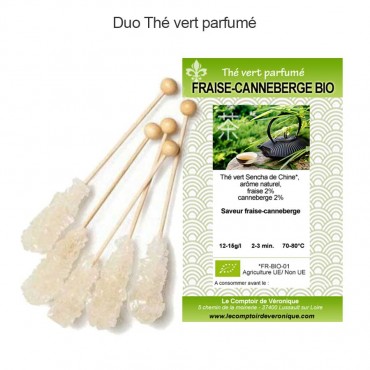Fraise Canneberge Bio - Thé...