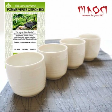 4  tasses porcelaine...
