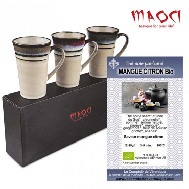 Coffret 3 tasses en...