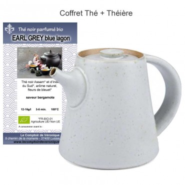Théière céramique blanc...