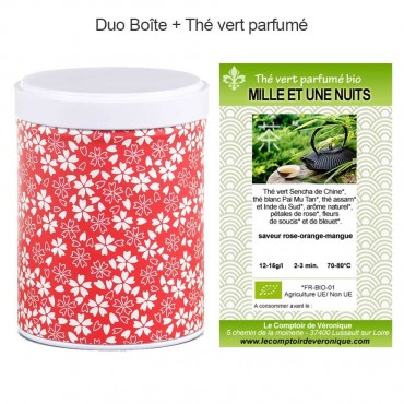 Boîte washi 'Kanan' + Thé...