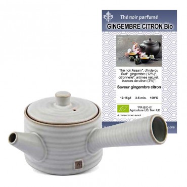 Théière Kyusu + Thé...