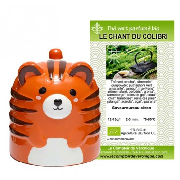 Mug Retournable Tigre + Thé...