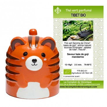 Mug Retournable Tigre + Thé...