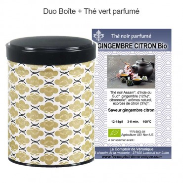 Boîte washi 'Susami' + Thé...