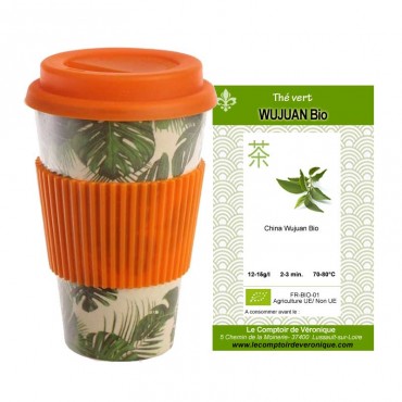 Mug en bambou "Plantes...