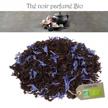 Earl Grey Bleu Lagon Bio- Thé noir parfumé