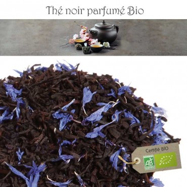 Earl Grey Bleu Lagon Bio- Thé noir parfumé