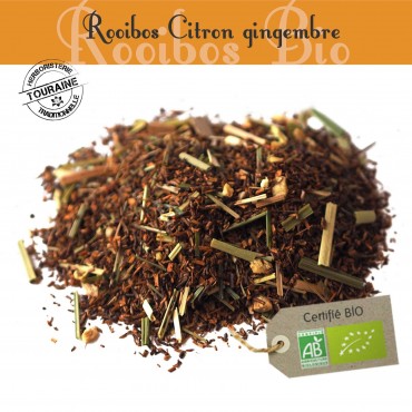 Citron-gingembre bio - Rooibos parfumé