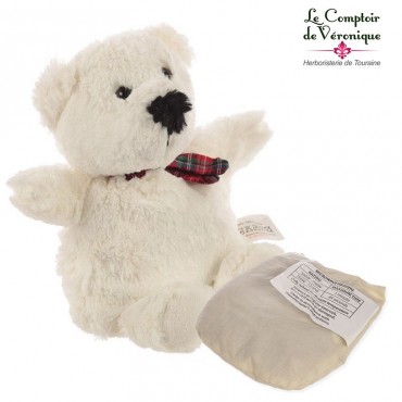 Peluche bouillotte Ours polaire