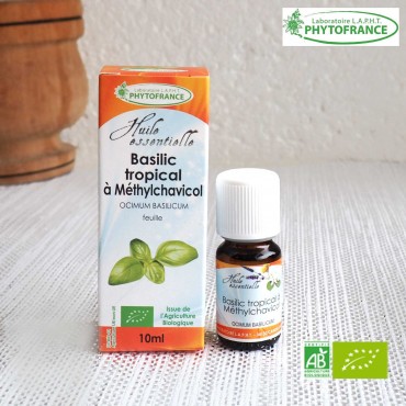 Basilic tropical Huile essentielle Bio