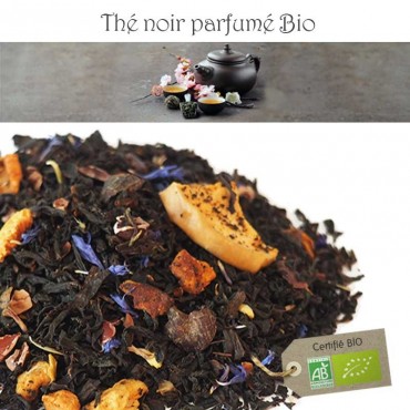 Poire-chocolat Bio - Thé noir parfumé