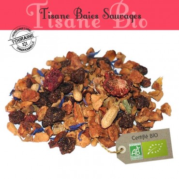 Tisane Baies sauvages Bio - baie sauvage framboise