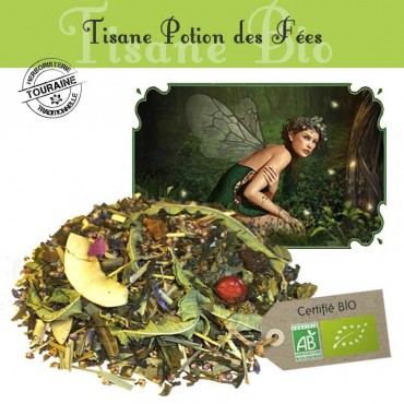 Tisane Potion des Fées Bio - canneberge pêche