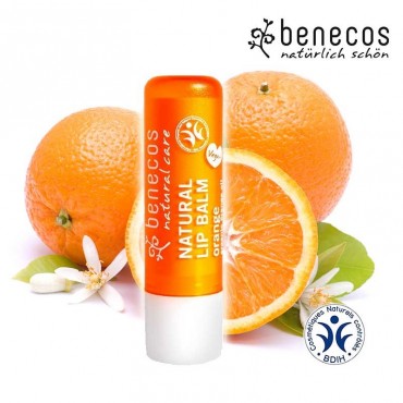 Baume à lèvres orange bio